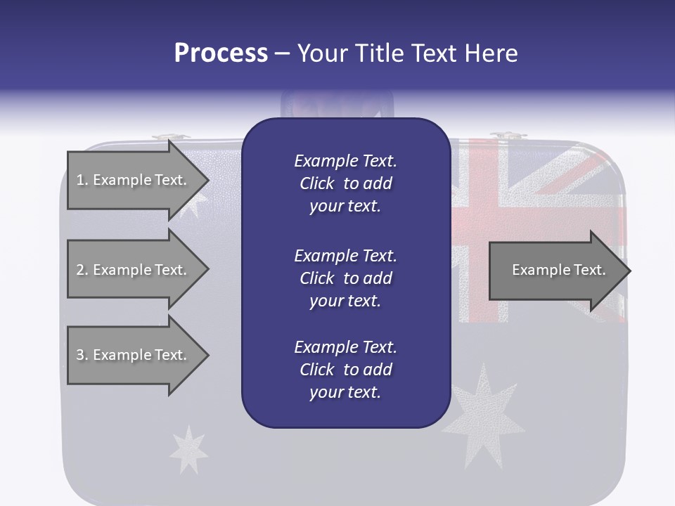 Bag Australia Businessman PowerPoint Template