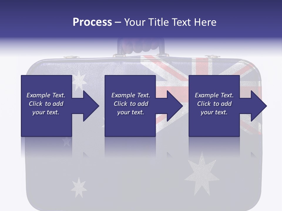 Bag Australia Businessman PowerPoint Template