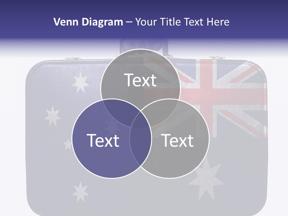 Bag Australia Businessman PowerPoint Template