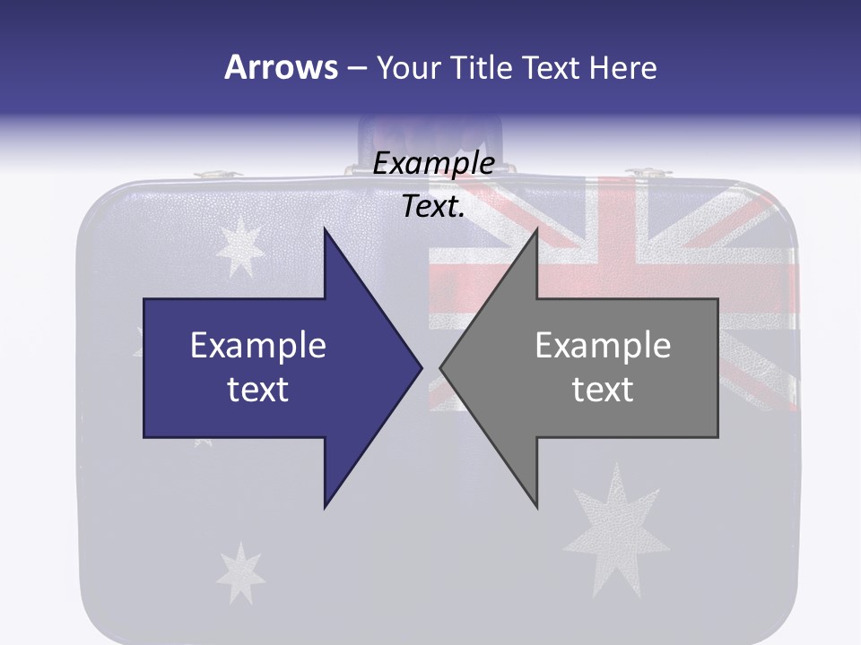 Bag Australia Businessman PowerPoint Template