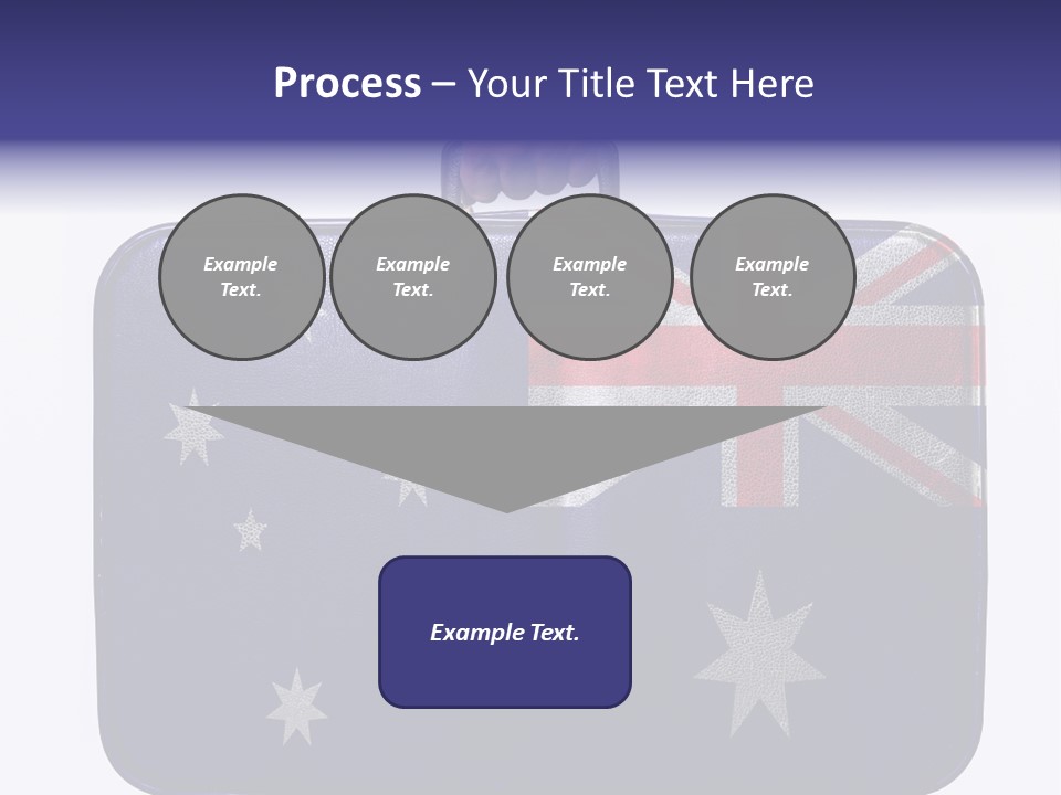 Bag Australia Businessman PowerPoint Template