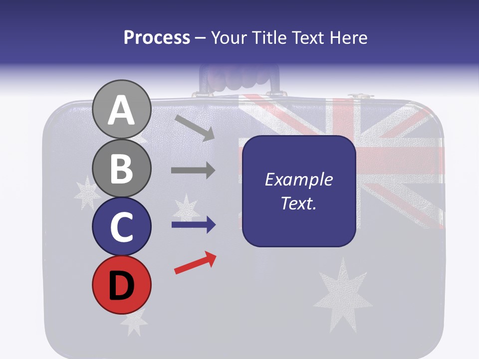 Bag Australia Businessman PowerPoint Template