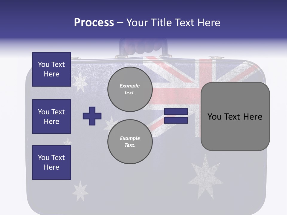 Bag Australia Businessman PowerPoint Template
