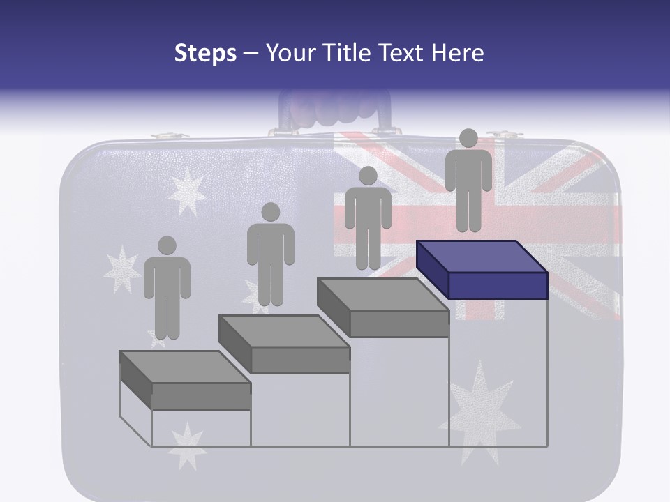 Bag Australia Businessman PowerPoint Template