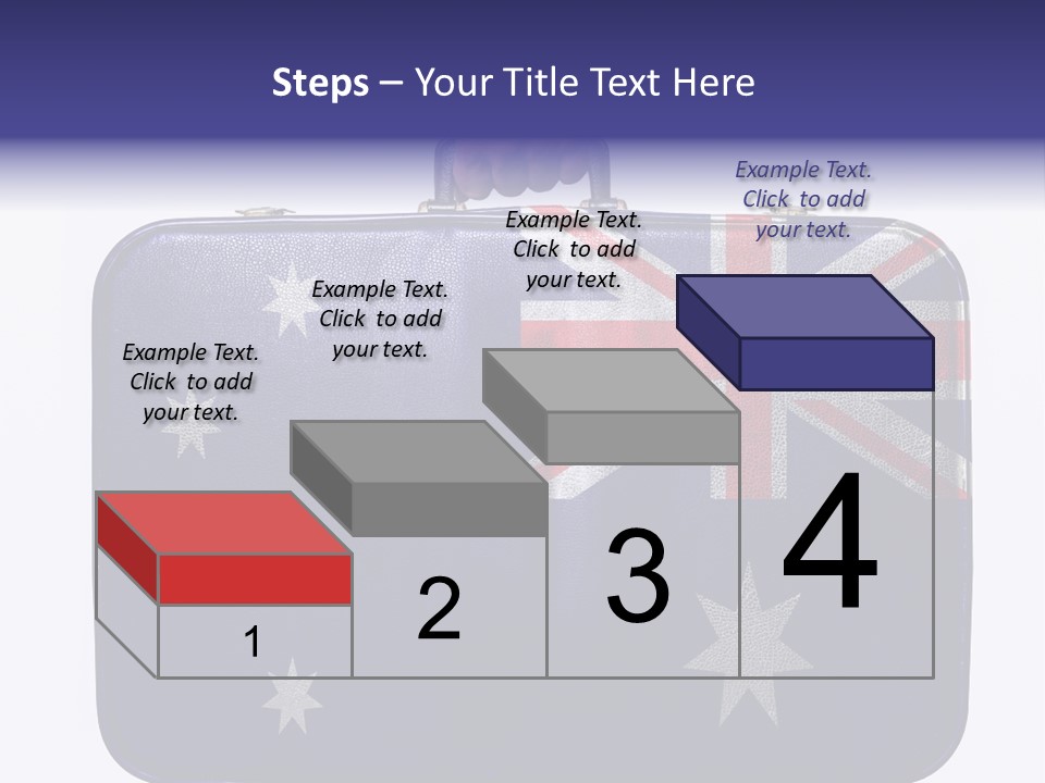 Bag Australia Businessman PowerPoint Template