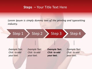 Background Confident Fashion PowerPoint Template