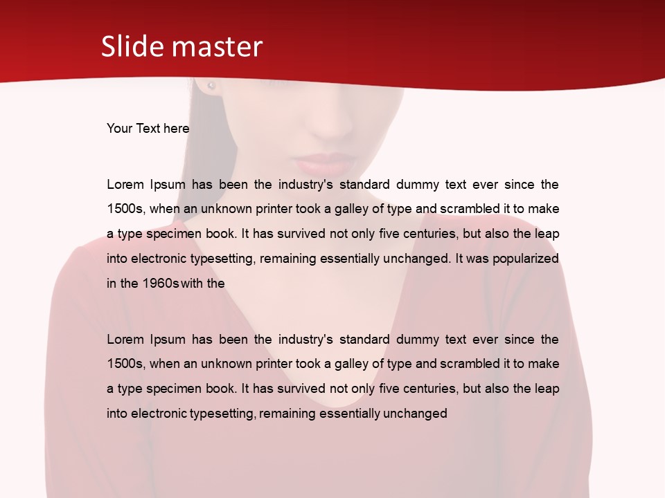 Lazy Expression Bored PowerPoint Template