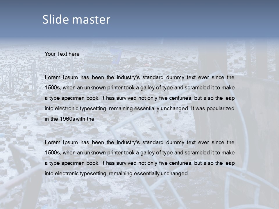 Outcry Euromaidan Expectation PowerPoint Template