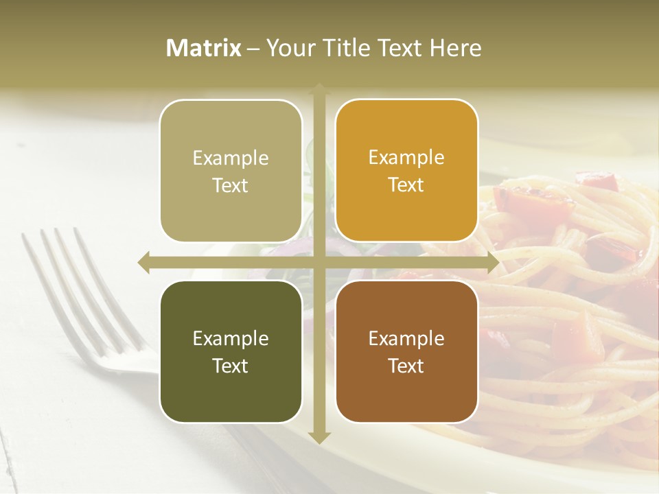 Pasta Olive Healthy PowerPoint Template