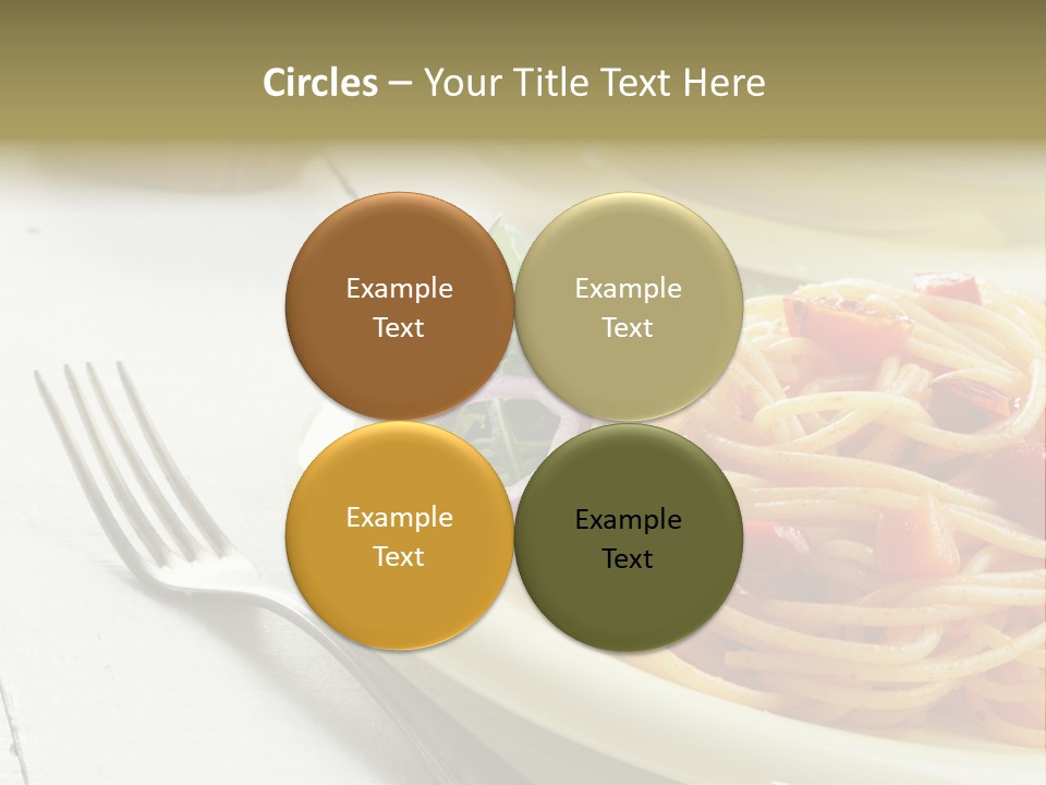 Pasta Olive Healthy PowerPoint Template