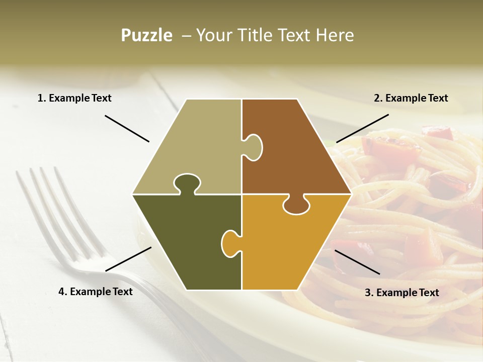 Pasta Olive Healthy PowerPoint Template