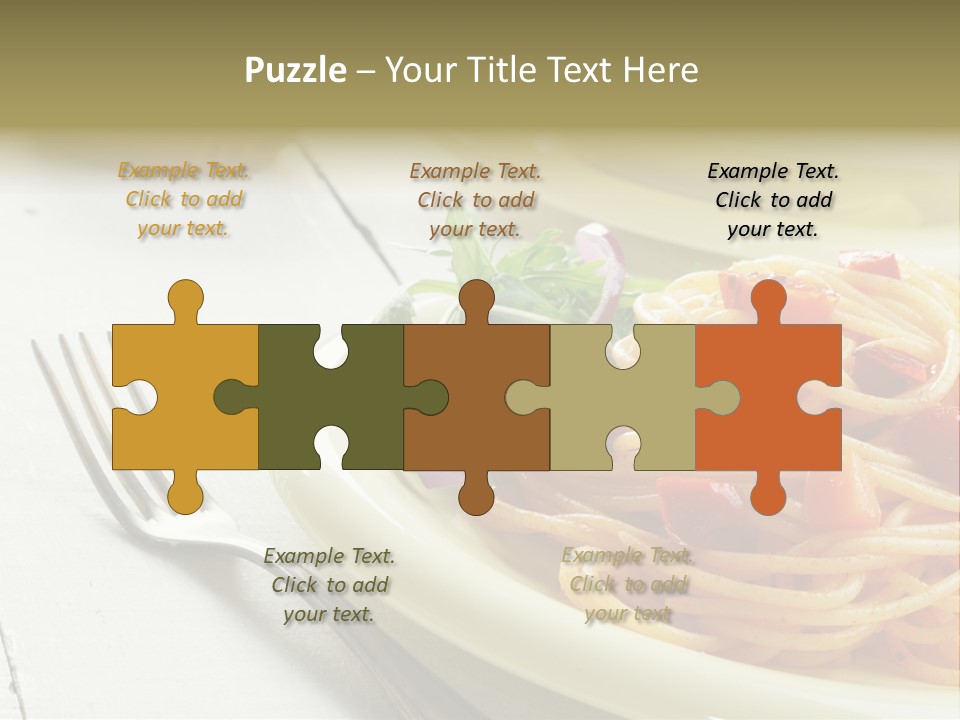 Pasta Olive Healthy PowerPoint Template