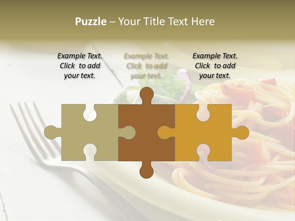 Pasta Olive Healthy PowerPoint Template