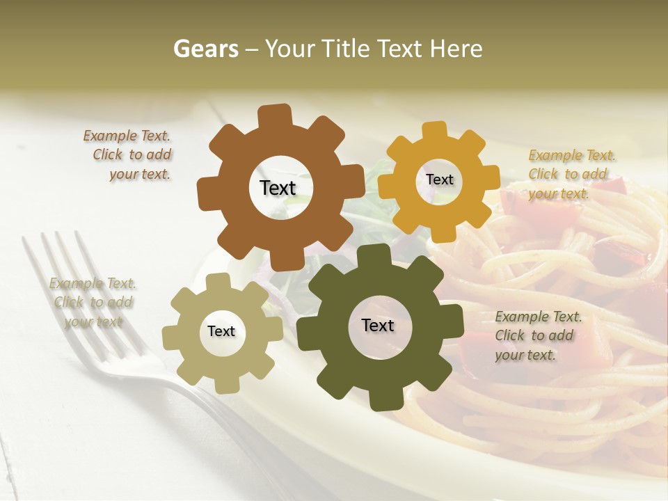 Pasta Olive Healthy PowerPoint Template