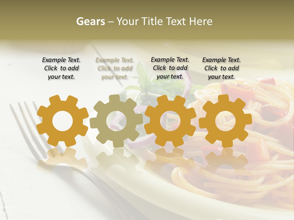 Pasta Olive Healthy PowerPoint Template