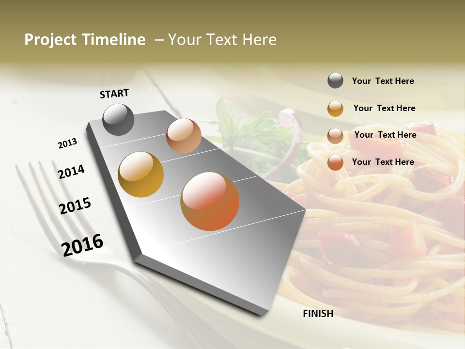 Pasta Olive Healthy PowerPoint Template