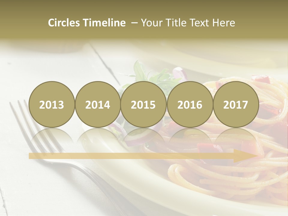 Pasta Olive Healthy PowerPoint Template