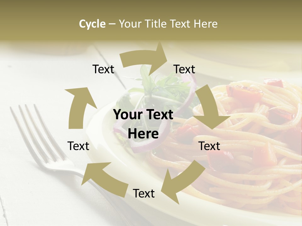 Pasta Olive Healthy PowerPoint Template