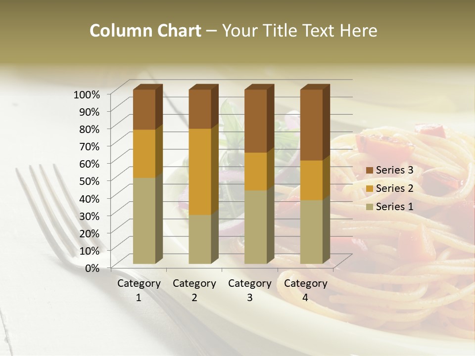 Pasta Olive Healthy PowerPoint Template