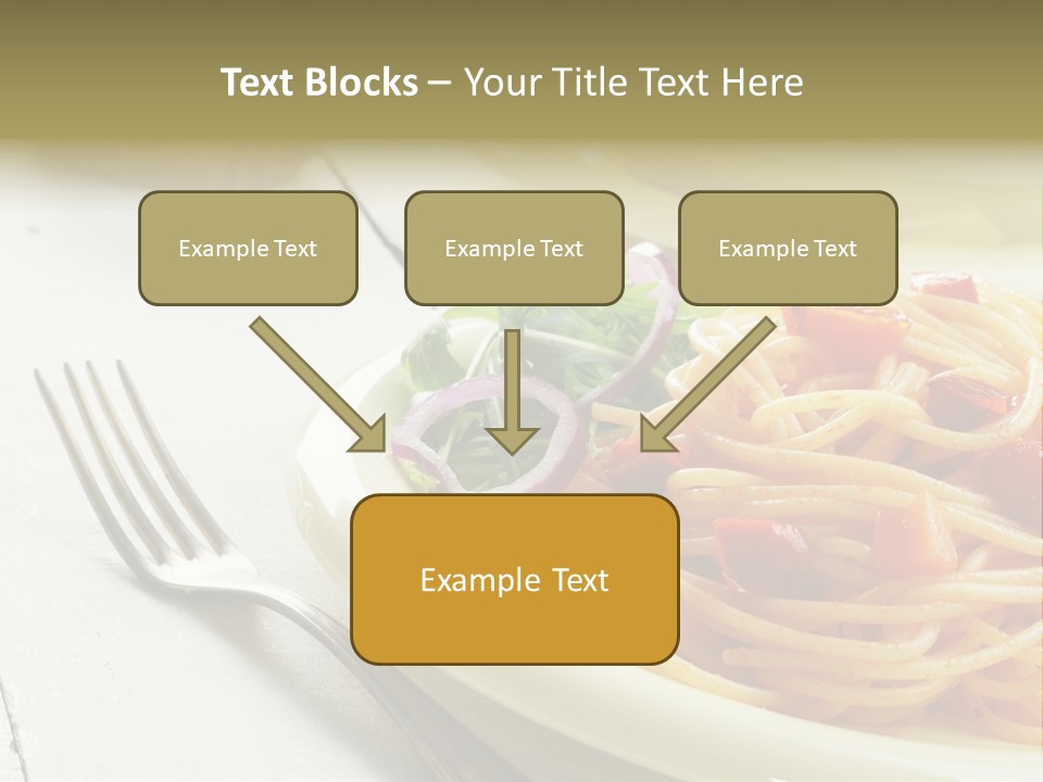 Pasta Olive Healthy PowerPoint Template
