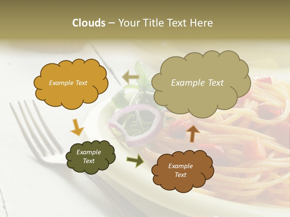 Pasta Olive Healthy PowerPoint Template