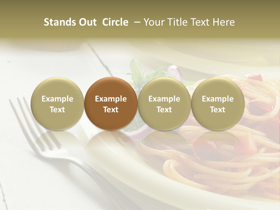 Pasta Olive Healthy PowerPoint Template
