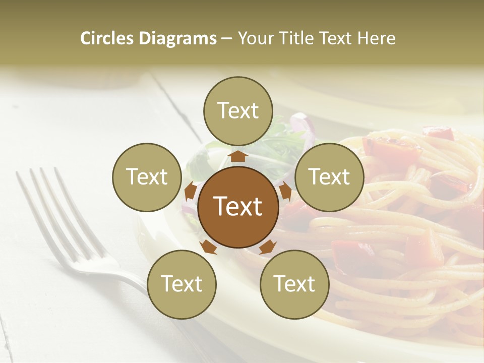 Pasta Olive Healthy PowerPoint Template