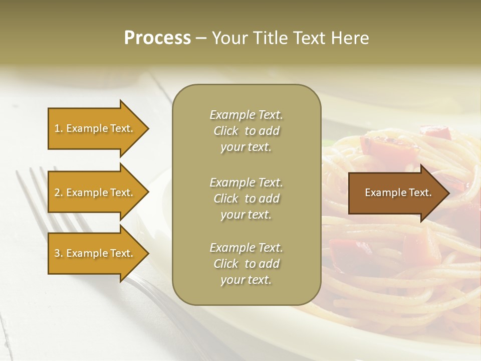 Pasta Olive Healthy PowerPoint Template