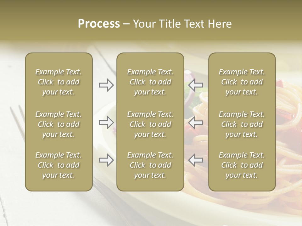 Pasta Olive Healthy PowerPoint Template