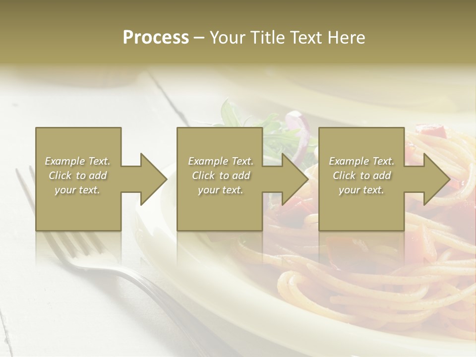Pasta Olive Healthy PowerPoint Template