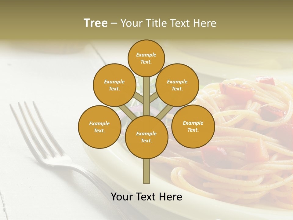 Pasta Olive Healthy PowerPoint Template