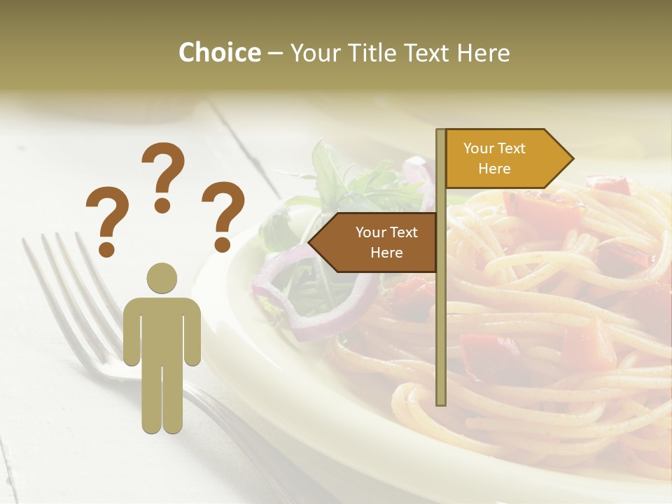 Pasta Olive Healthy PowerPoint Template