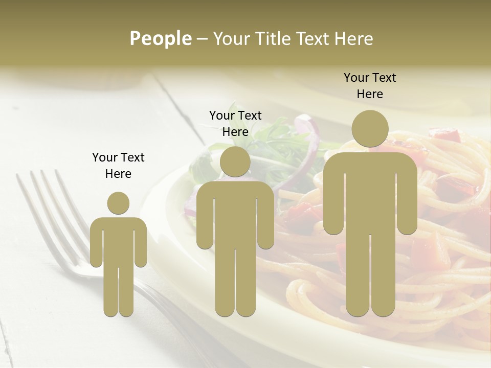 Pasta Olive Healthy PowerPoint Template