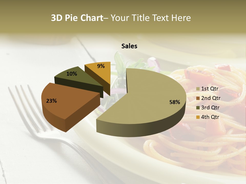 Pasta Olive Healthy PowerPoint Template