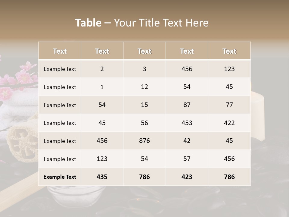 Rejuvenate Body Retreat PowerPoint Template