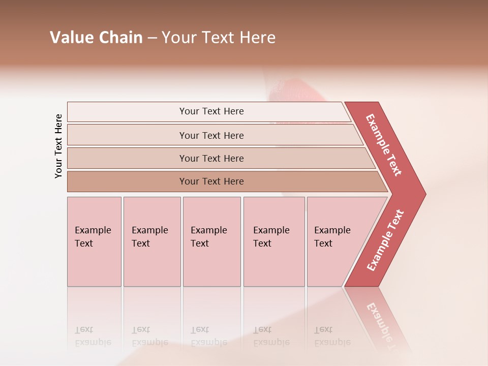 Portrait Woman Lipstick PowerPoint Template