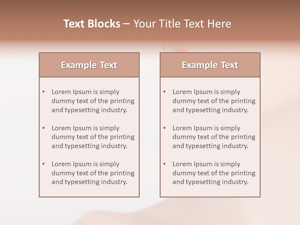 Portrait Woman Lipstick PowerPoint Template