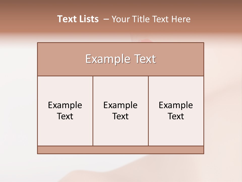 Portrait Woman Lipstick PowerPoint Template