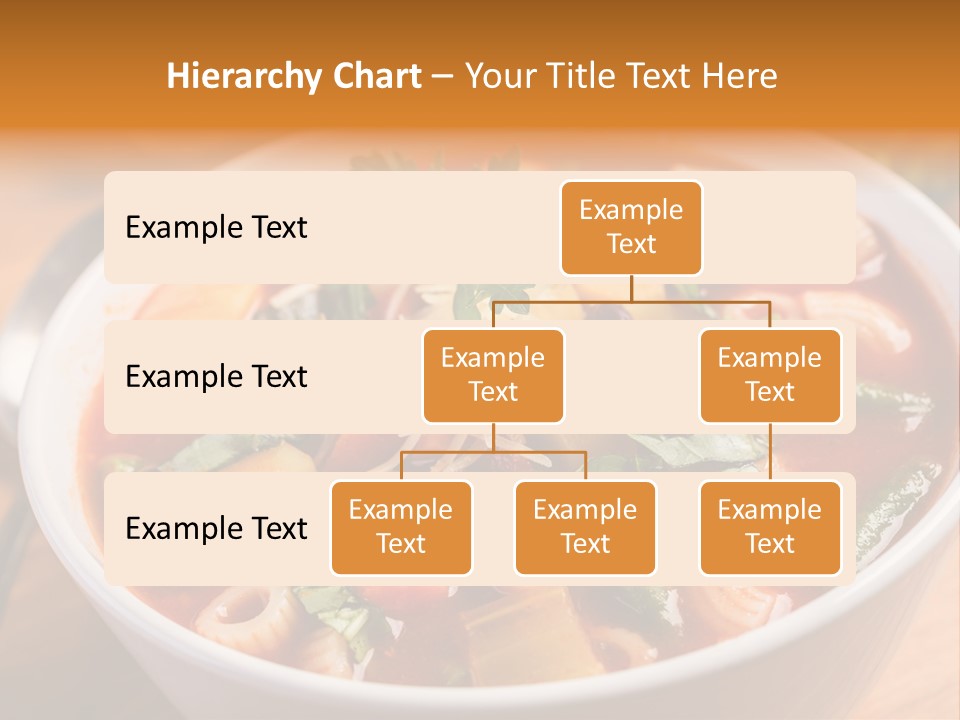 Soup With Vermicelli And Herbs PowerPoint Template