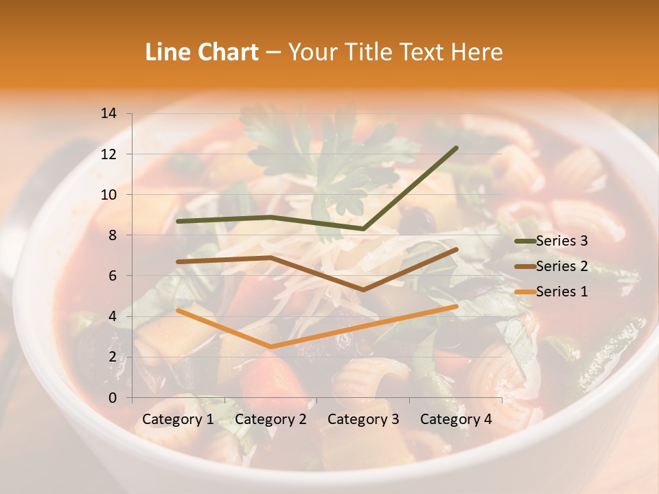 Soup With Vermicelli And Herbs PowerPoint Template