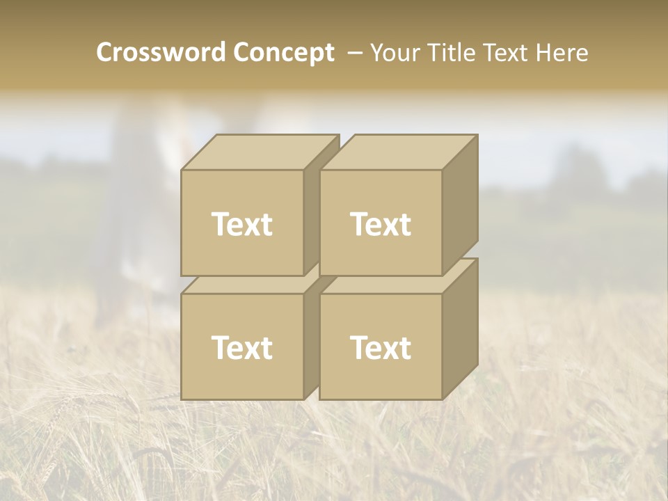 Golden Pet Beach PowerPoint Template