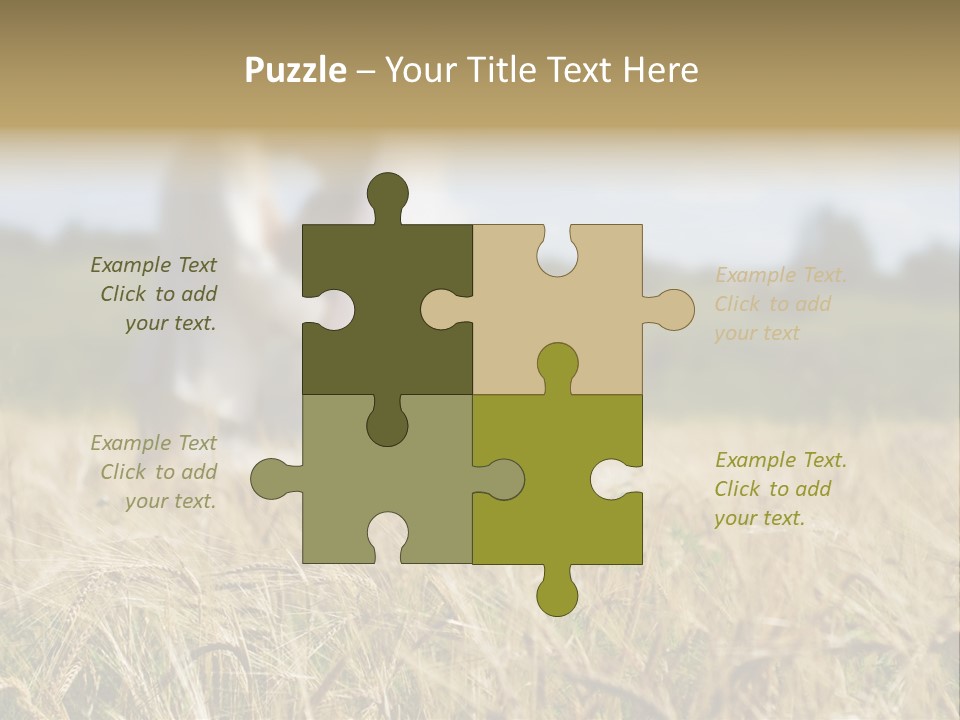 Golden Pet Beach PowerPoint Template