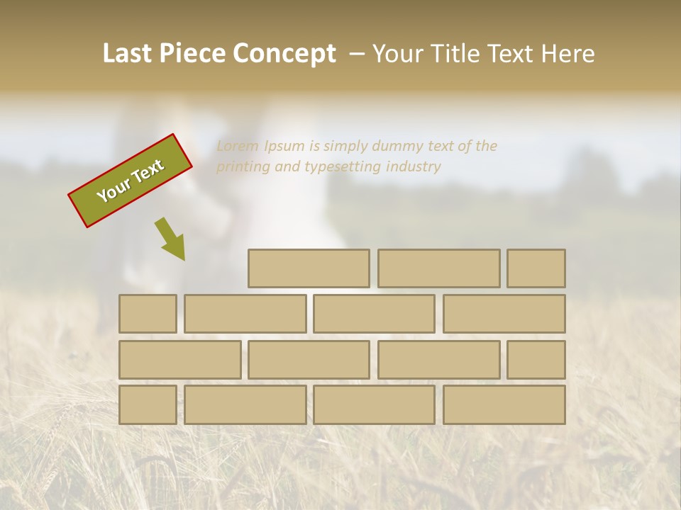 Golden Pet Beach PowerPoint Template