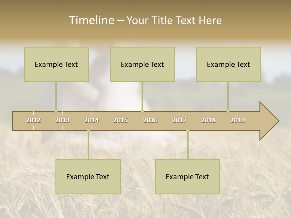 Golden Pet Beach PowerPoint Template