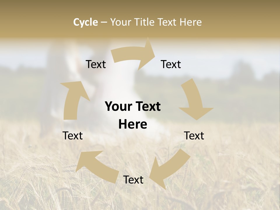 Golden Pet Beach PowerPoint Template