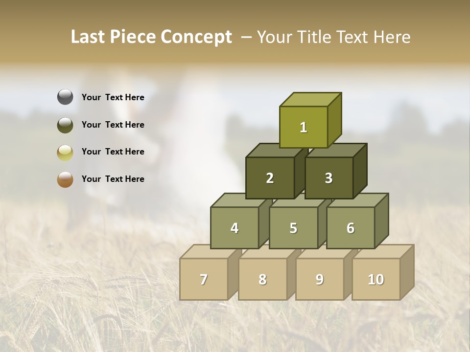 Golden Pet Beach PowerPoint Template