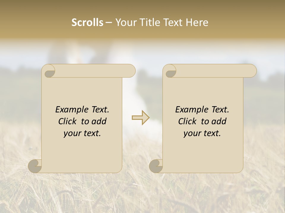 Golden Pet Beach PowerPoint Template
