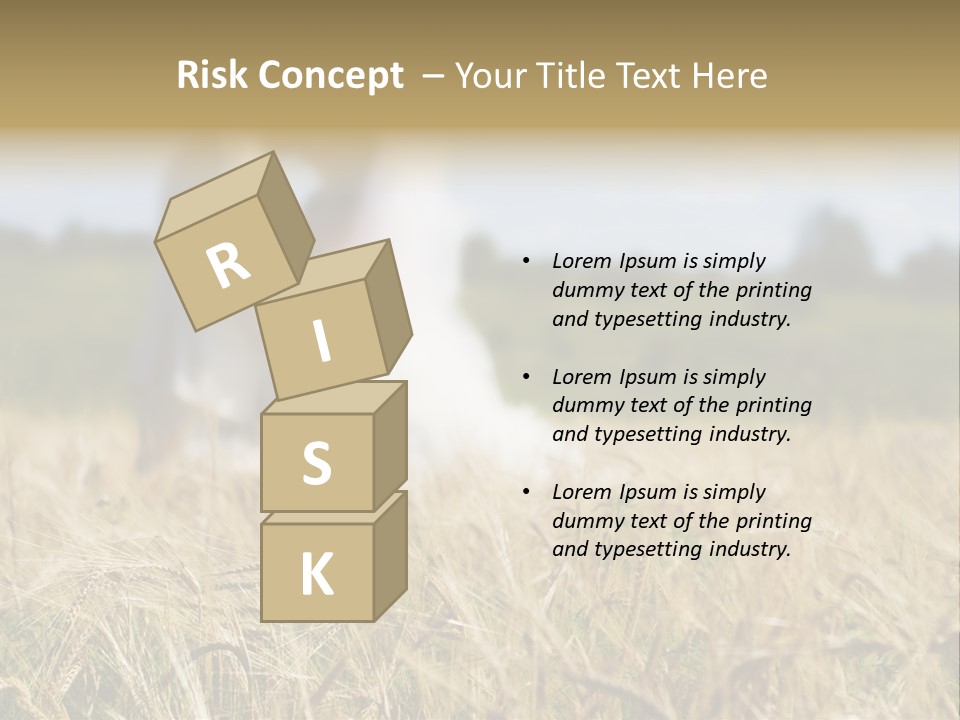 Golden Pet Beach PowerPoint Template