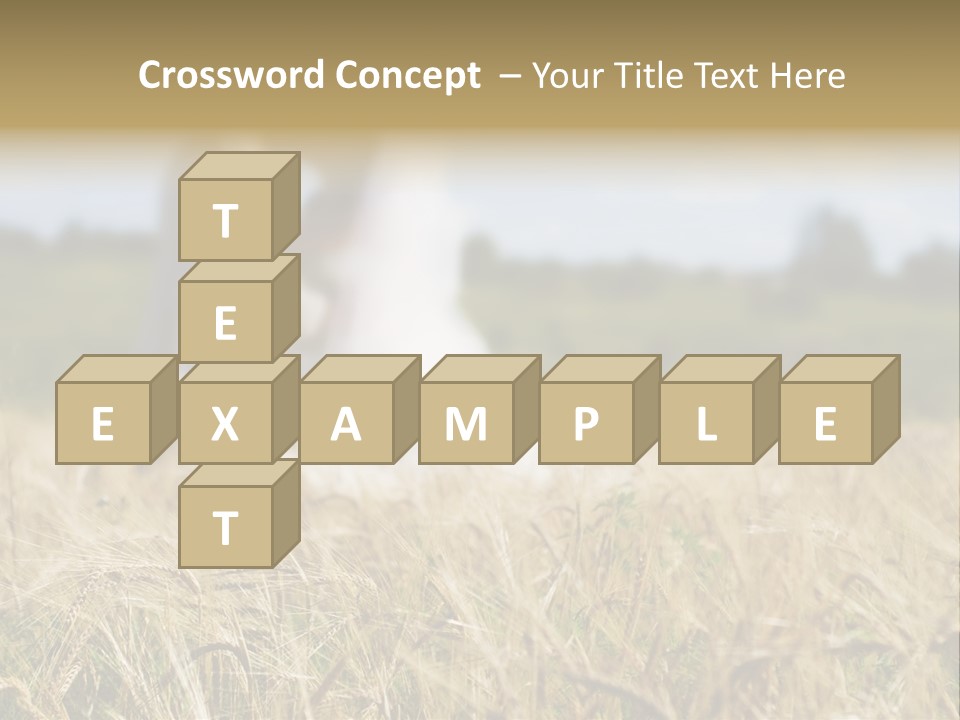 Golden Pet Beach PowerPoint Template