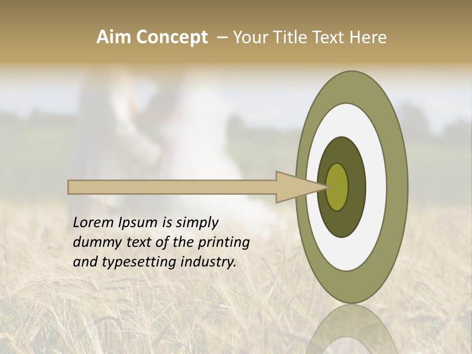 Golden Pet Beach PowerPoint Template